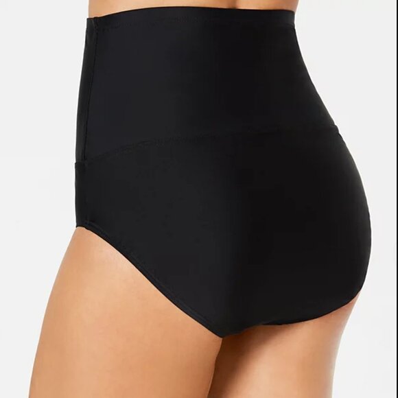 Island Escape High-Waist Tummy Control-Top Bikini Bottoms NWT Sz 8 - Picture 2 of 7